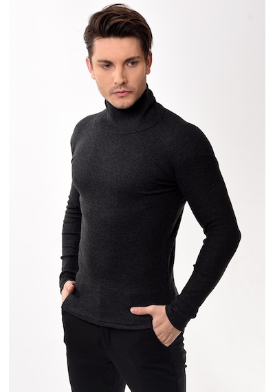 Belifanti Collection Erkek Balıkçı Yaka Boğazlı Slim Fit Kazak 8 Renk