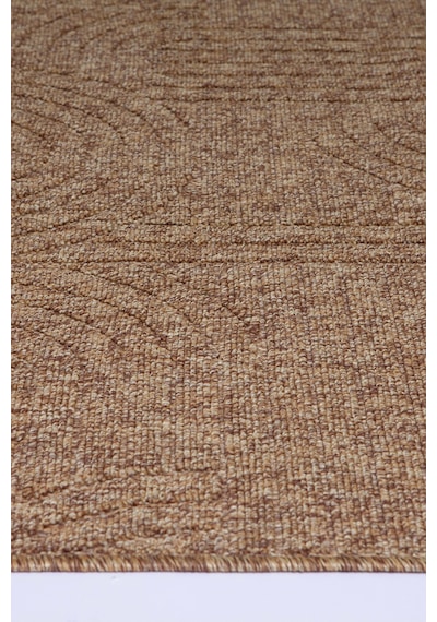 Seyran Loopy 623 Kahve Halı Ince Mutfak Kilim Salon Kesme Halı Yolluk Kahve