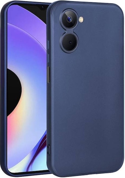 Realme 10 4g Kılıf Esnek Yapılı İnce Slim Silikon Kapak Ryc/premier Lacivert