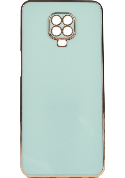 Xiaomi Redmi Note 9S Parlak Kenarli Bark Silikon Kilif 547681006