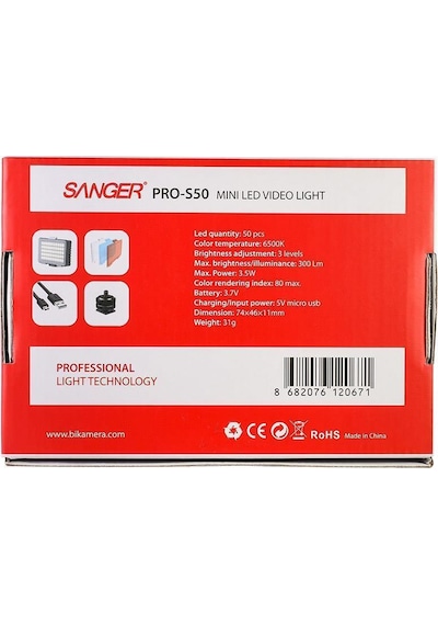 Sanger PRO-S50 Mini Led Video Işık