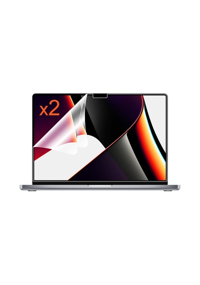 Apple Uyumlu MacBook Pro 14" A2442 2021 Ekran Koruyucu 2 Adet