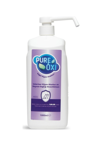 Pure Oxi Veteriner Hijyen Alanları ve  Dezenfektanı 1 L