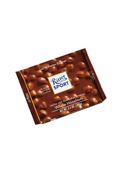 Ritter Sport Tane Fındık Beyaz Çikolata 100 G - Lezzetli Atıştırmalık Tarı
