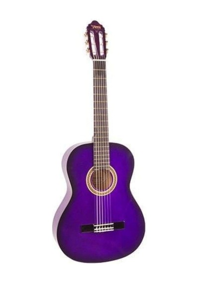 Valencia Vc103tpps 3/4 Klasik Gitar - Mor Sunburst Başlangıç Sev