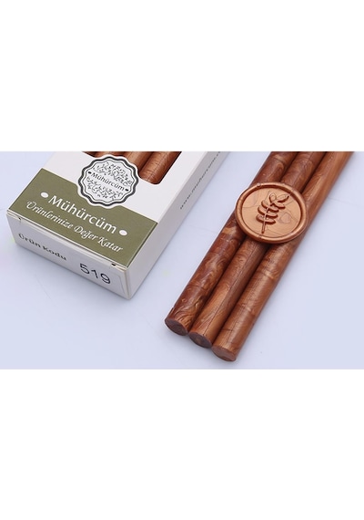 Mühür Mumu Çubuk 11mmx120mm 10 lu Paket Model: 519 BAKIR