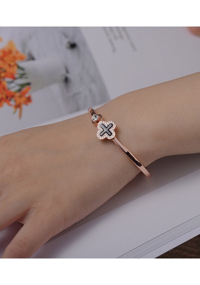 Gogoey Kadın Bilekliği Bayan Takı Rose Gold Trend Hediye Şık Rb55 Çok Renkli