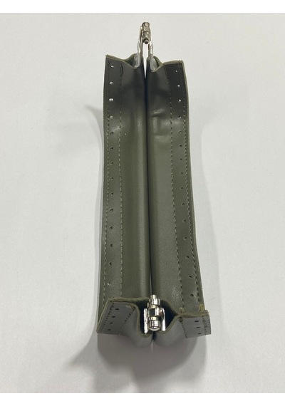 Karantuhafiye Çanta Bursu / Derili Burs 20 Cm / Haki Haki