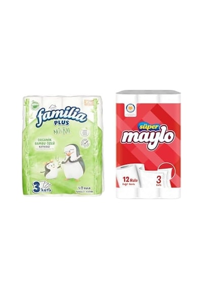 Familia Plus Natural 40'lı Paket X1 + Maylo 12 Li X1