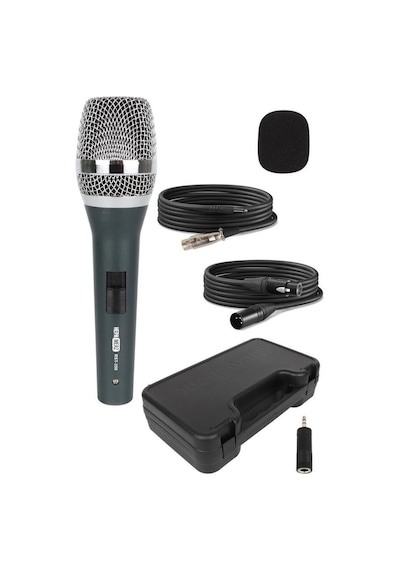 Hepa Merz Rst-350 Profesyonel Dinamik Cardioid Kablolu El Mikrofonu Kaliteli Çanta Ve Full Set