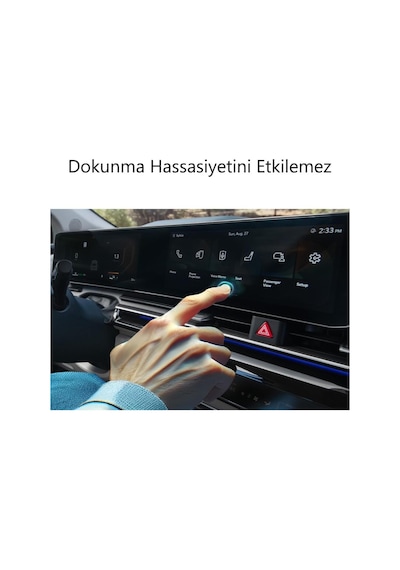 Kia Ev9 Mat Ekran Koruyucu Multimedya Ve Dijital Gösterge ' Sadece Ekran Koruyucu
