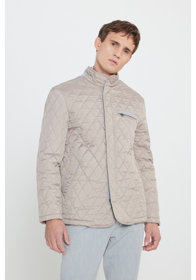 AC&Co / Altınyıldız Classics Erkek Bej Standart Fit Normal Kesim Dik Yaka Desenli Overcoat Bej AC&Co / Altınyıldız Classics Erkek Bej Standart Fit Normal Kesim Dik Yaka Desenli Overcoat Bej