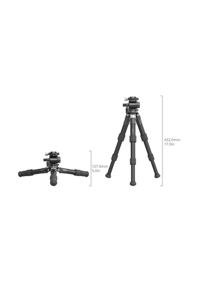 Smallrig 5025 Karbon Fiber Masaüstü Tripod Seti
