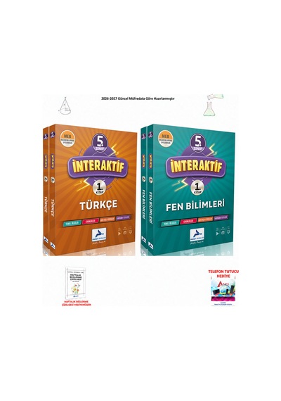 Paraf 5. Sınıf İnteraktif Türkçe+fen Bilimleri 2 Kitap Seti