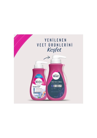 Professional Tüm Cilt Tipleri Tüy Dökücü Krem 2 X 400 Ml Ekonomik Set