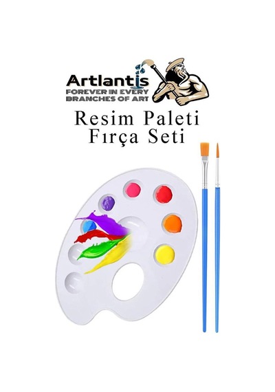 Resim Çantası 35x50 Cm Resim Defteri Palet Fırça Seti 1 Paket Pembe Resim Proje Çantası Fermuarlı Kulplu 37x54 Cm