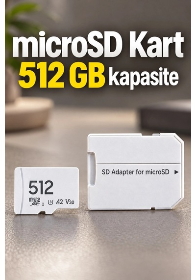 Sd Adaptörlü Microsd Kart 160 Mb/s Aktarım Hızı
