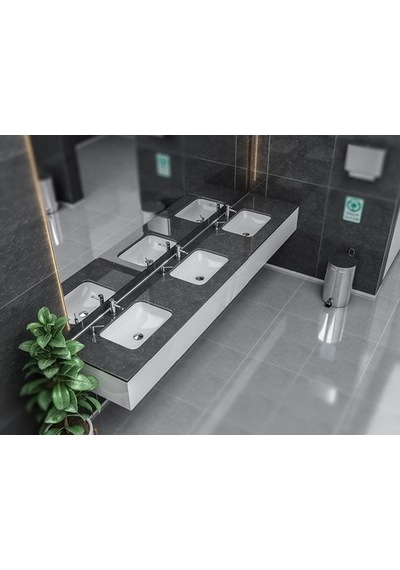 Turkuaz Seramik Cerastyle City Tezgah Altin Hilton Lavabo 55 x 40 Dikdörtgen