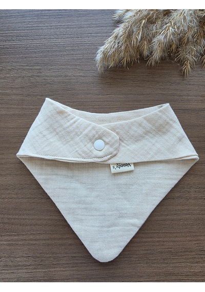Venedy S Sleepy Bunny,lamb,kitty 3lü Nakışlı Müslin Bandana Önlük Seti Çok Renkli