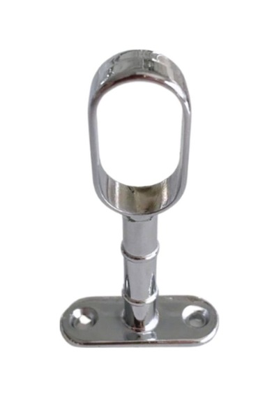 Oval Ayaklı Açık Askı Borusu Flanşı Mobilya Oval Boru Flanşı 2 Adet İç Ölçüleri En:15mm Boy:25mm