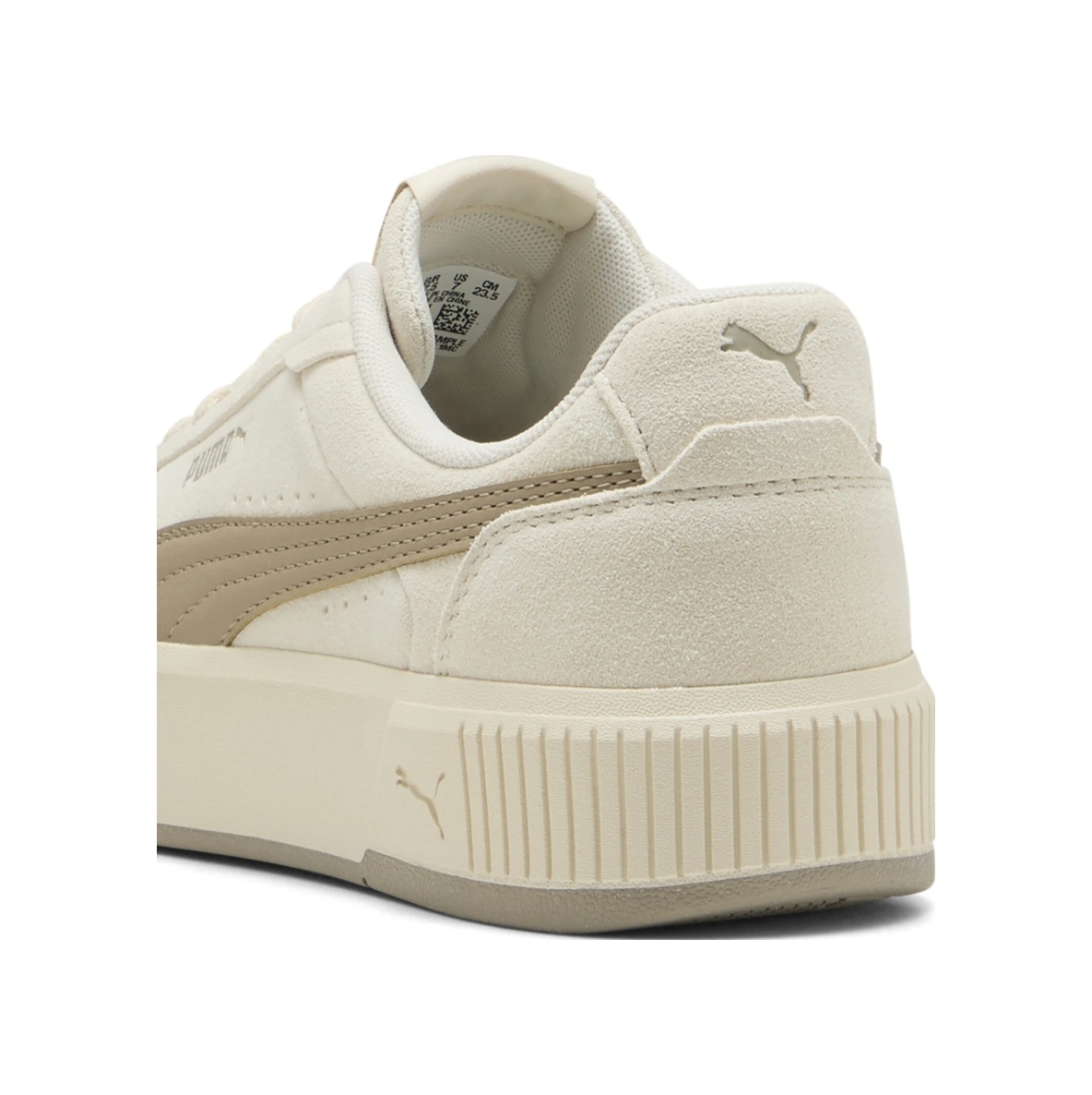 Puma Carina Mia Suede Kadın Günlük Ayakkabı 40263801 Ekru