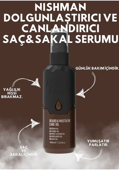 Dolgunlaştırıcı Ve Canlandırıcı Saç Sakal Serumu 100 Ml