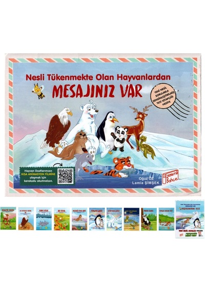 Nesli Tükenmekte Olan Hayvanlardan Mesajını Mesajınız Var 2. ve 3. Sınıf Hikaye Seti