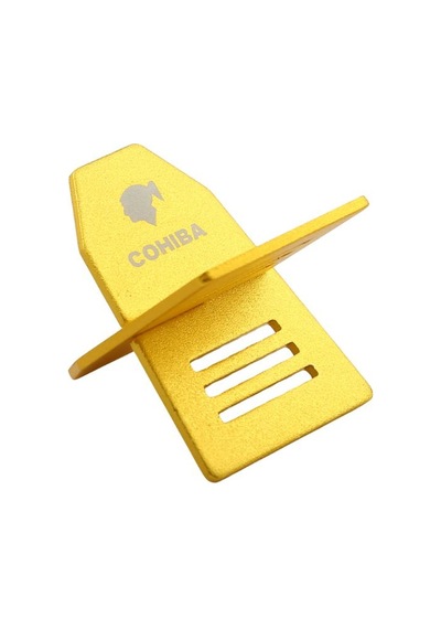 Cohiba Sarı Puro Tutucu Metal Sehpa - Tr7376
