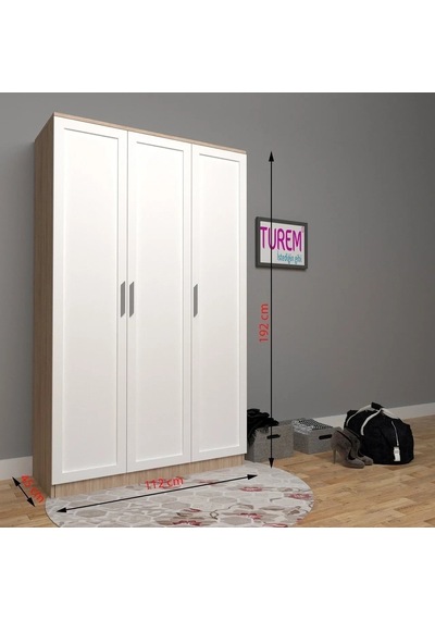 Kader Gardrop Çıtalı Kapak Mdf Beyaz Kader Gardrop Çıtalı Kapak Mdf Beyaz