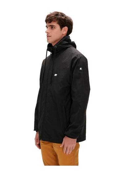 Bad Bear 24.02.13.004 Linea Windbreaker Jacket Siyah Erkek Ceket Siyah
