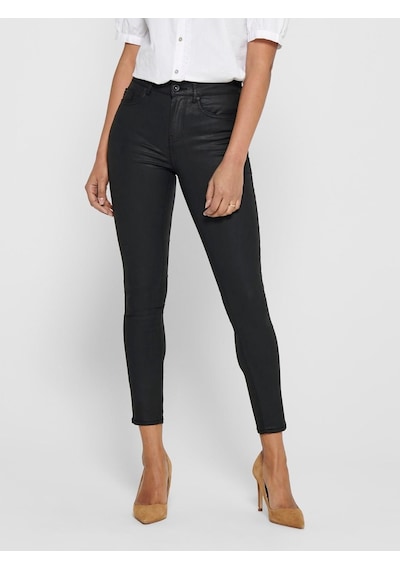 Only Onlhush Normal Bel Skinny Pantolon Kadın Pantolon-27703-siyah Siyah