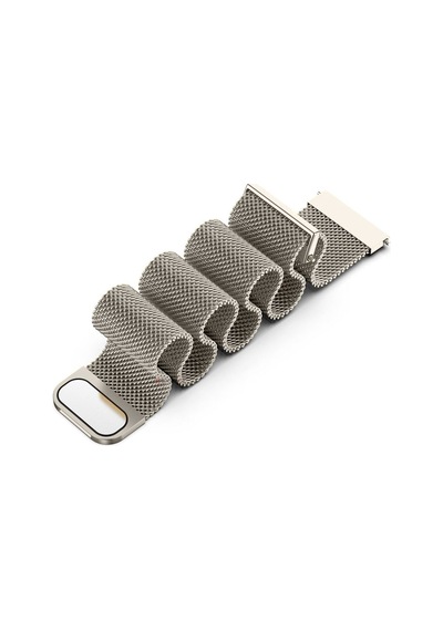 Redmi Watch 5 Active / Lite Uyumlu Hasır Örgü Metal Milano Kordon 22mm Ayarlanabilir