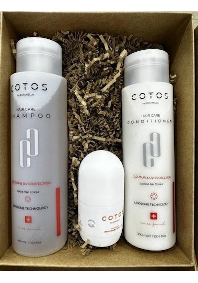 Cotos Colour &amp Protection Şampuan 400 Ml+ Krem 400 Ml+ Stick