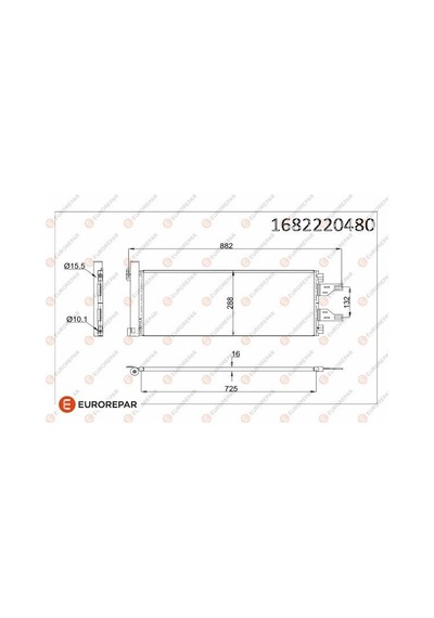 Klima Radyatörü - Fiat Ducato - Eurorepar-1682220480