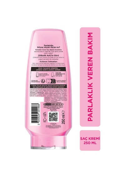 L'oreal Paris Glycolic Gloss Parlaklık Veren Saç Bakım Kremi 250ml