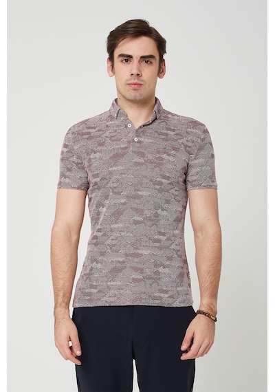 Coonless Erkek Polo Yakalı Tshirt Bordo
