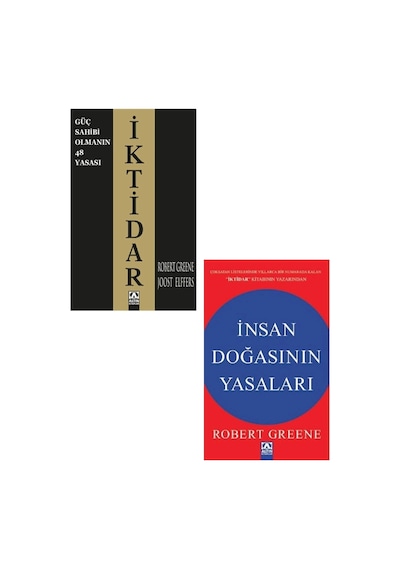 2 Kitalık Set İktidar İnsan Doğasının Yasaları Robert Greene