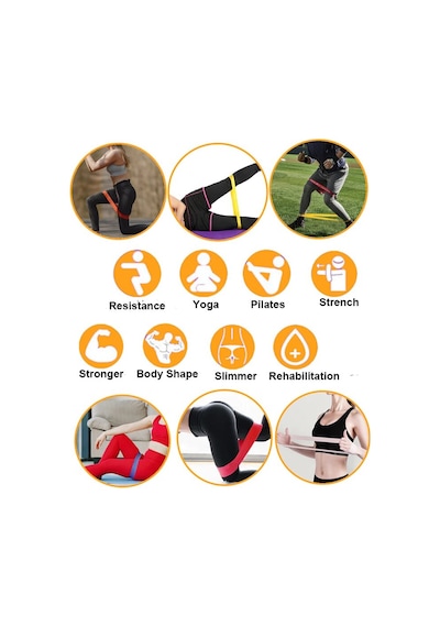 Tpe Spor Direnci Lastik Bantlar