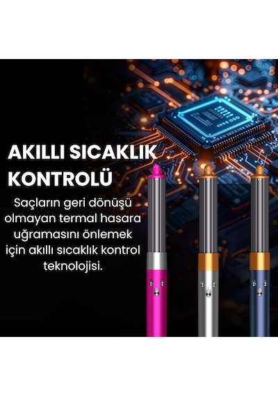 Jhy Hair Styler X9 Saç Şekillendirme Seti Mavi