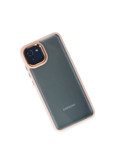 Samsung Galaxy A03 Uyumlu Kılıf Dora Kapak - Pudra