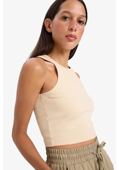 DeFacto Fitted Halter Yaka Fitilli Kaşkorse Atlet U0357AZ25SMBG286