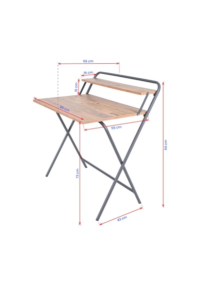 Sehpol Çalışma Masası Tam Katlanır 85x55x73 Cm Lava - Atlantik Çam Antrasit - Atlantik Çam Sehpol Çalışma Masası Tam Katlanır 85x55x73 Cm Lava - Atlantik Çam Antrasit - Atlantik Çam