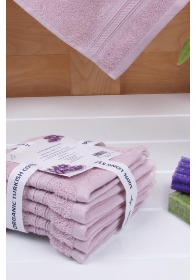Baveno Indigo Ağacı Bitkisel Organik Boyama 6'lı 33x33 Havlu