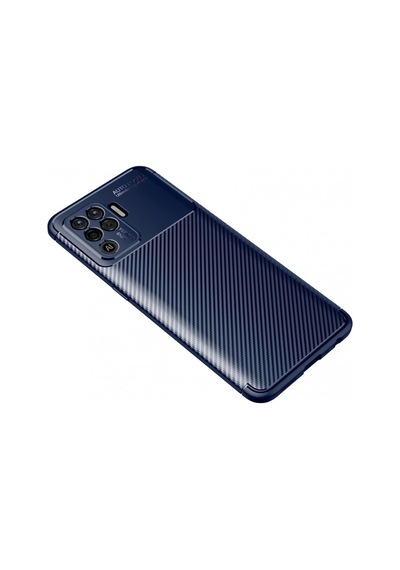 Oppo Reno 5 Lite Kılıf Karbon Tasarım Negro Silikon Kapak