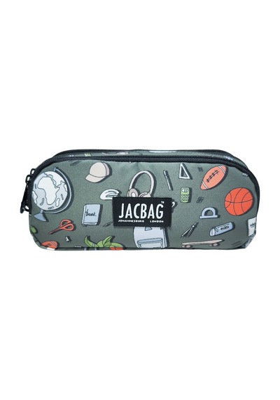Jacbag Trıple Pouch-üç Bölmeli Kalem Kutusu Triple Pouch-college renkli
