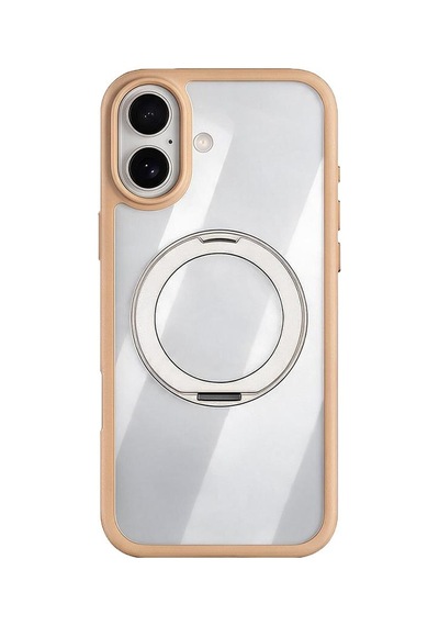 Bikapak Magup Apple iPhone Uyumlu 18/17 Kahverengi Kapak