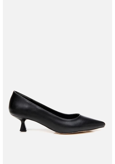 Yaya By Hotiç Yaya Kadın Siyah Kısa Topuklu Stiletto Siyah