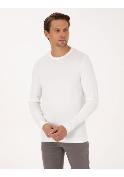 Pierre Cardin Erkek Ekru Kazak /triko 50316798-vr019 Ekru