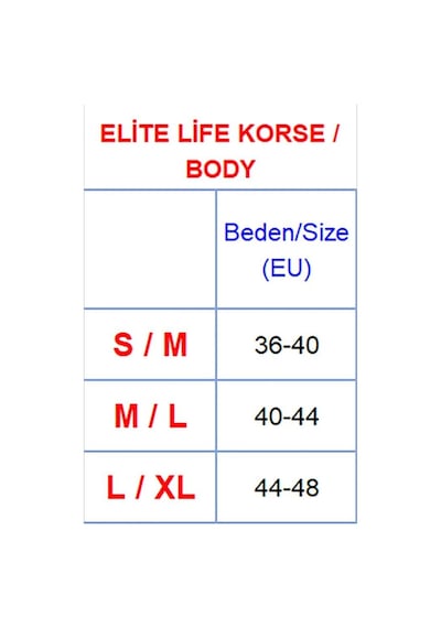 Elite Life 876 Kadın Ip Askılı Slip Body Toparlayıcı Bayan Korse