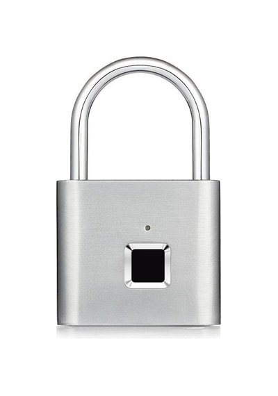 Dailytech Parmak İzi Okuyuculu Asma Kilit Usb Şarjlı